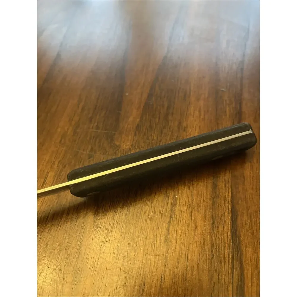 Vintage Ace Kitchen Stainless Steel Soup Ladle, Black Handle, Made in USA, Chef